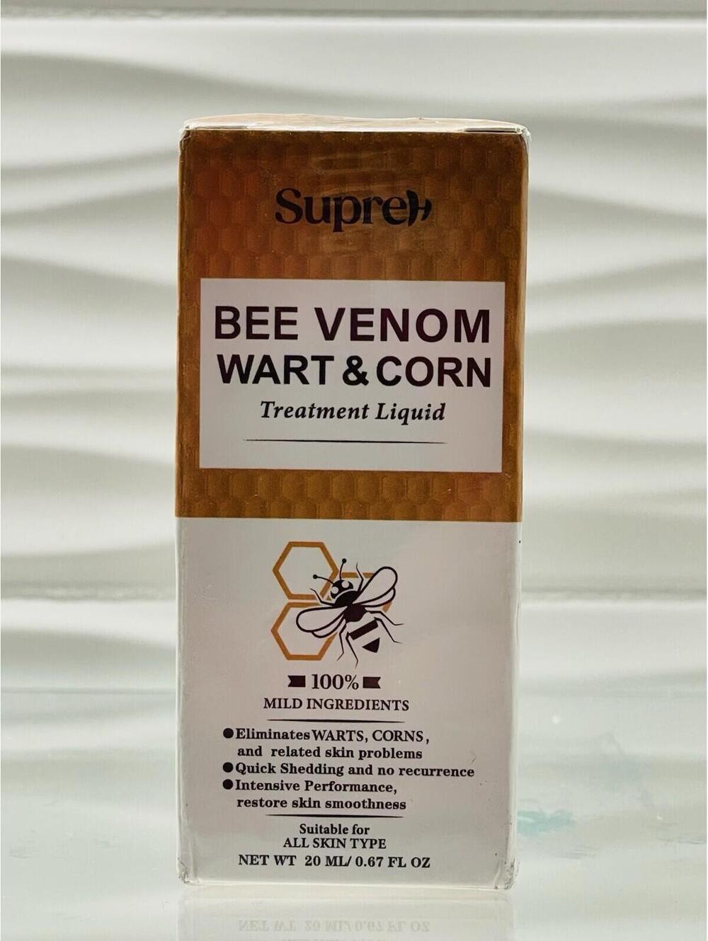 SupreH Bee Venom Wart & Corn Remover -with Salicyclic Acid - NEW